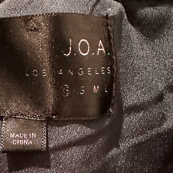 Anthropologie|J.O.A. Malik Magnolia Off Shoulder Tiered Bodice Juniper Jumpsuit - Picture 4 of 7